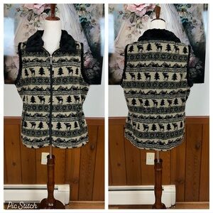 Cozy Woolrich Sherpa Fleece Vest!
